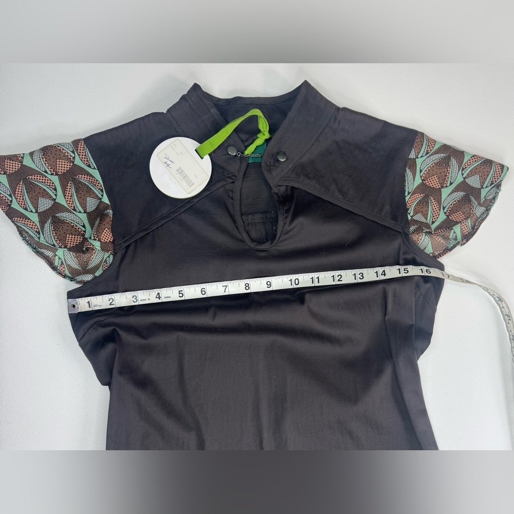 NWT Skunkfunk Y2K Adele Brown Flutter Sleeve Dres… - image 6